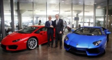 Automobili Lamborghini inaugura un nuovo corner espositivo presso l’Aeroporto di Bologna