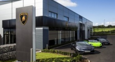 Lamborghini, nuova Corporate identity per lo showroom di Bristol