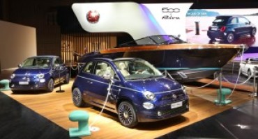 Fiat 500 Riva “Tender to Paris”, al Salone di Parigi la serie speciale della piccola icona