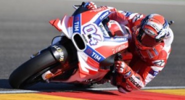 MotoGP-GP Aragon, il Ducati Team in seconda fila con Andrea Dovizioso