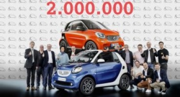 La ‘piccola’ smart festeggia gli oltre due milioni di esemplari venduti