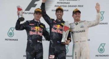 Pirelli – Formula 1, GP Malesia: Daniel Ricciardo Vince con una strategia a due soste