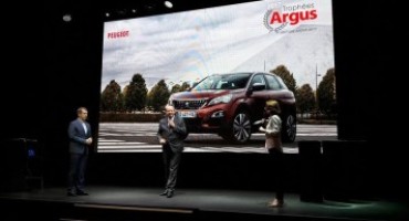 Peugeot, premiati 3008 ed Expert nei “Trofei Argus 2017”