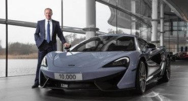 McLaren Automotive, un anno record il 2016, sfiorato il 100% di incremento nelle vendite