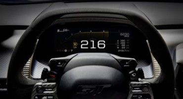 Ford GT, un salto nel futuro con il nuovo display digitale adattivo