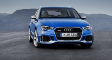 Nuova Audi RS3 Sportback: siete pronti ad indossare tuta e casco?