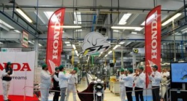 Honda Italia, lo stabilimento di Atessa festeggia il milione di SH prodotti