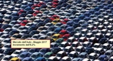 Mercato Auto, a Maggio torna il segno positivo (+8,2%)