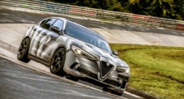 Alfa Romeo Stelvio Quadrifoglio, è già record mondiale al Nürburgring